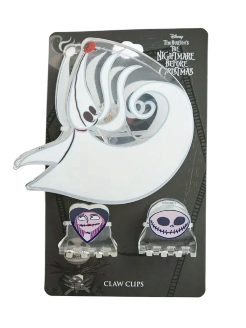 Disney Nightmare Before Christmas 3pk Claw Clips- NEW